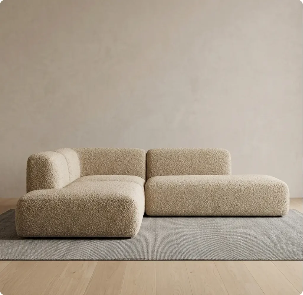 Modern sofa and comfy