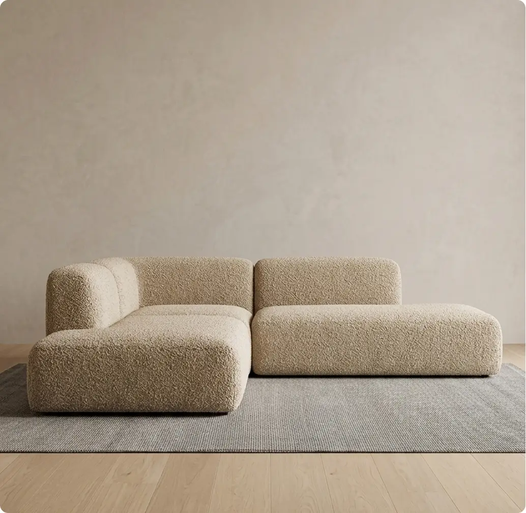 Modern sofa and comfy
