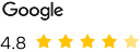 Google 4.8 rating logo