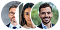 Stacked images of profile pictures of people